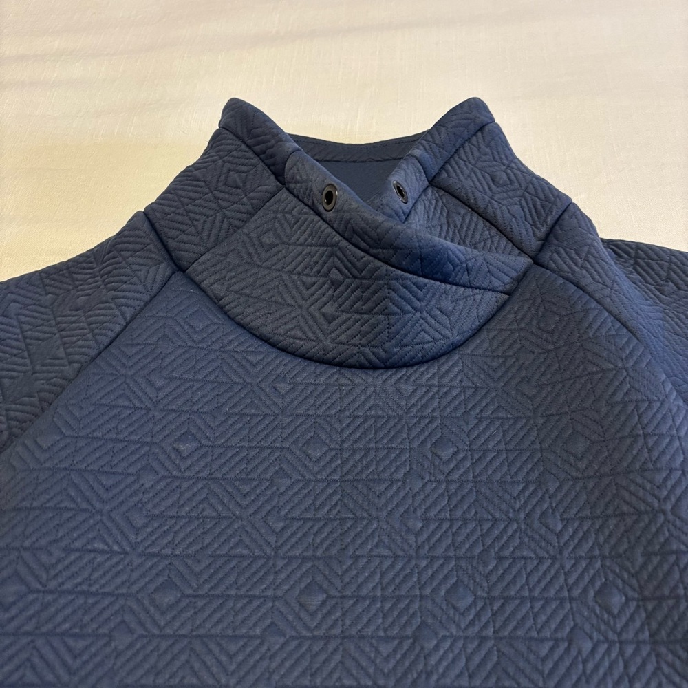Athleta Jacquard Elevation Pullover Asymmetric Tu… - image 3